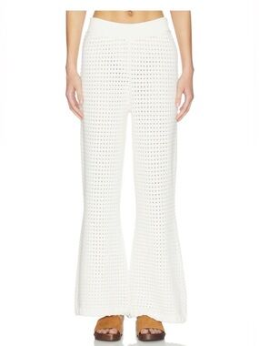 I.AM.GIA Women's S Crochet swimsuit cover-up pants waist straps